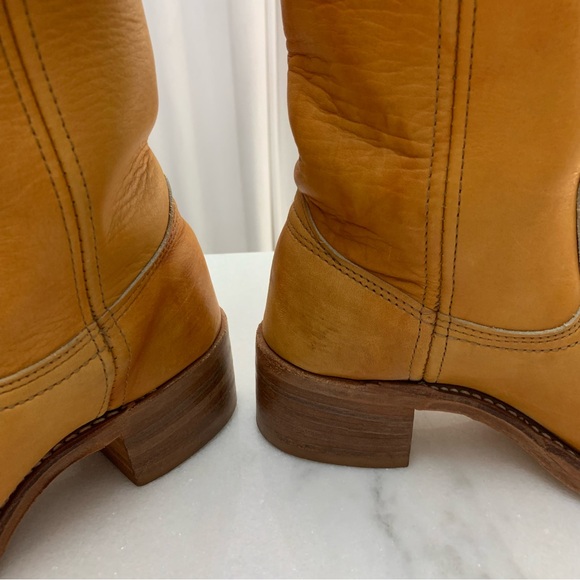 Frye l Campus 14L Boots Orange - Picture 7 of 11